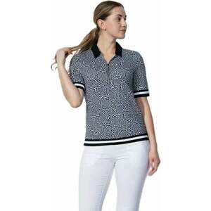 Daily Sports Kyoto Half-Sleeved Polo Shirt Monocrome Black XL imagine