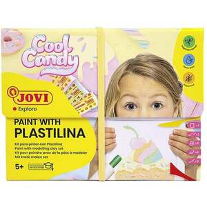 Jovi Argilă de modelare pentru copii Cool Candy 8 x 50 g imagine