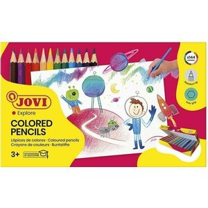Jovi Set de creioane colorate Mix 144 pcs imagine
