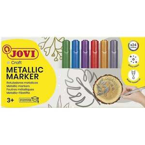 Jovi Metallic Markers Markere metalice 24 buc imagine