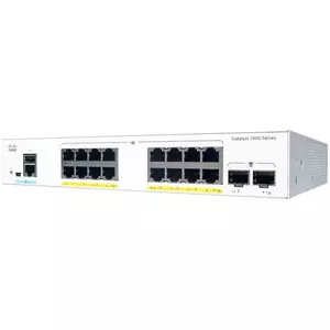 Switch Cisco C1000-16P-E-2G-L cu management cu PoE 16x1000Mbps + 2xSFP imagine