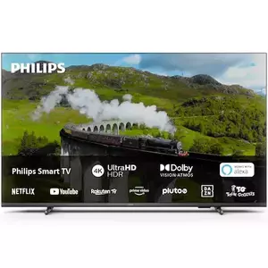Televizor LED Philips Smart TV 75PUS7608 189cm 4K Ultra HD Negru imagine