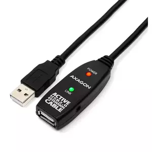 Cablu Axagon ADR-205 USB 2.0 - USB 2.0 Repeater 5m Black imagine
