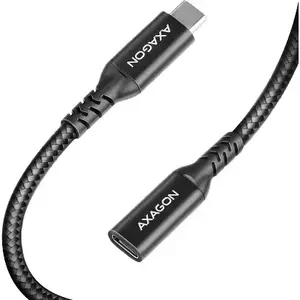 Cablu Axagon BUCM32-CF05AB USB-C la USB 3.2 Type-C Gen2 0.5m 5A Matlasat Black imagine