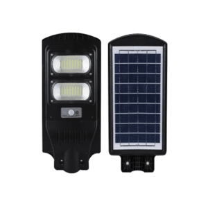 Lampa solara stradala LED 100W cu panou fotovoltaic cu 2 casete imagine