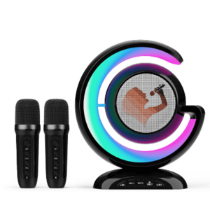 Boxa portabila Bluetooth YS110 cu 2 microfoane pentru karaoke imagine