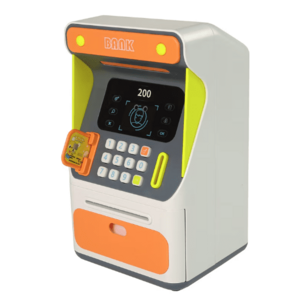 Jucarie interactiva bancomat ATM senzor de recunoastere faciala si PIN imagine