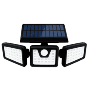 Lampa Solara Tripla cu Panou Solar Incorporat 74 LED SMD Reglabila 360 grade FL 1725A imagine