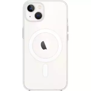 Husa de protectie Apple Clear Case with MagSafe pentru iPhone 13, Transparent imagine