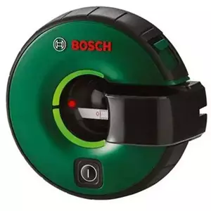 Nivela laser cu linii Bosch Atino 0603663A00, 630-650 nm dioda laser, 0.3° autonivelare, +/-2 mm/m precizie, 2 m domeniu lucru, 1 pad cu gel, 1 x 1.5 V LR6 (AA), capac de protectie pentru padul cu gel, 2 stifturi imagine