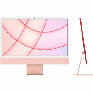 Sistem Desktop PC iMac 24 (2021) cu procesor Apple M1, 24, Retina 4.5K, 8GB, 256GB SSD, 8-core GPU, Pink, INT KB imagine