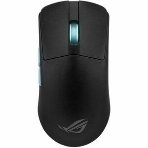 Mouse gaming wireless ASUS ROG HARPE ACE AIM LAB EDITION, RGB, ultra usor 54g, senzor optic ROG AimPoint 36.000 dpi, 5 butoane programabile, tehnologie ROG SpeedNova, ROG Micro Switches, conectivitate tri-mode (cu fir/2.4 GHz/Bluetooth), Aura Sync imagine