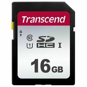 Card de memorie Transcend SDHC SDC300S 16GB CL10 UHS-I U1 Up to 95MB/S imagine