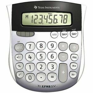 Calculator de birou TI-1795 SV, 8-digit, Angled, LCD SuperView display imagine