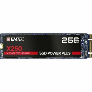 SSD X250, 256GB, SATA M2 2280, R/W speed 520MBs/500MBs imagine