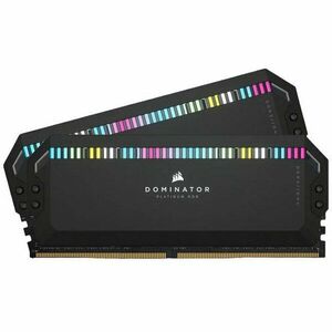 Memorie Corsair Dominator Platinum RGB Black 64GB DDR5 6000MHz CL30 Dual Channel Kit imagine