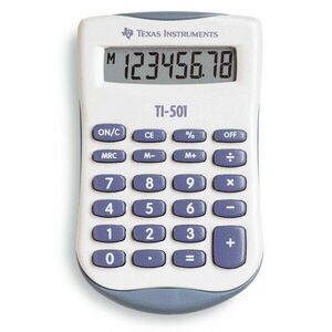 Calculator birou TI-501 - The mini-lifestyle calculator to carry anywhere imagine