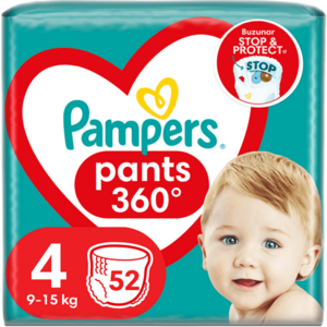 Scutece Pampers Active Baby Pants 4 Jumbo Pack, 52 bucati imagine