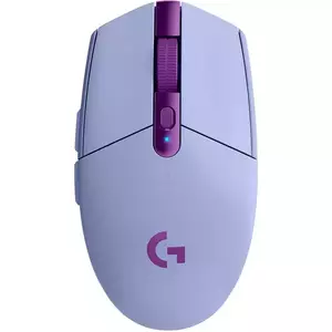 Mouse gaming wireless Logitech G305 LightSpeed Hero 12K DPI, Lilac imagine