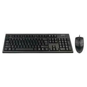 Kit Tastatura A4Tech KRS-83 si Mouse OP-720 USB (Negru) imagine