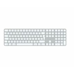 Tastatura Wireless Apple Magic Keyboard 2021, layout International, Bluetooth, Touch ID (Alb) imagine