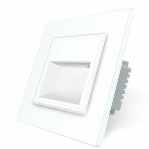 Lampa de veghe LED Livolo cu rama din sticla imagine
