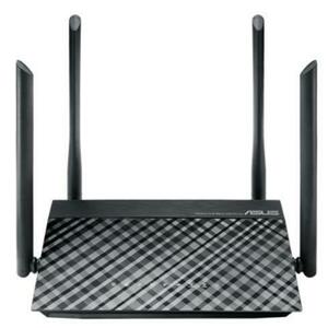 Router Wireless ASUS RT-AC1200, Dual Band, 1200 Mbps, 4 Antene externe (Negru) imagine