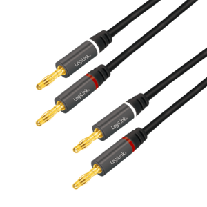 Cablu audio Logilink CA1211, Jack 2.5 mm, 5m (Negru) imagine