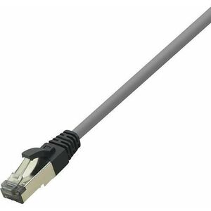 Cablu S/FTP LogiLink CQ8042S, Cat8.1, LSZH, cupru, 1.5 m, AWG26, dublu ecranat (Gri) imagine