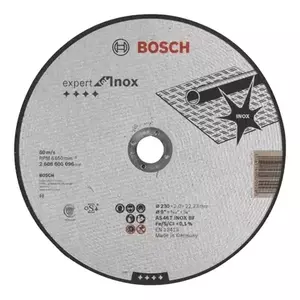 Disc de taiere Bosch Expert pentru inox, AS 46 T INOX BF, 230 x 22, 23 x 2 mm imagine