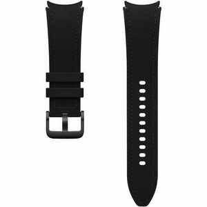 Curea smartwatch Samsung Hybrid Eco-Leather Band pentru Galaxy Watch6, (M/L), Negru imagine