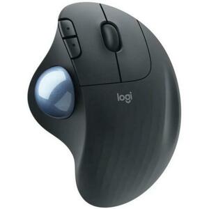Mouse Logitech ERGO M575 Trackball for Business, Graphite, Wireless, Bluetooth imagine