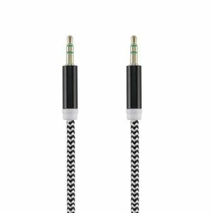 Cablu audio Tellur Basic jack 3.5mm, 1m, Negru imagine