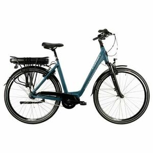 Bicicleta Electrica Corwin 28328, roti 28inch, L, Viteza maxima 25 km/h, Putere motor 250 W (Albastru) imagine