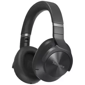 Casti Over-Ear Technics EAH-A800E-K, Bluetooth, Autonomie 60 ore, Dual Hybrid Noise Cancelling, Negru imagine