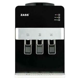 Dozator apa de birou, Zass ZTWD 14C cu compresor, Putere incalzire 550W, putere racire 90W, functional cu bidoane de apa 11 l si 19 l (Negru) imagine