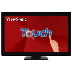 Monitor VA LED VIEWSONIC 27inch TD2760, Full HD (1920x1080), VGA, HDMI, DisplayPort, Boxe, Touchscreen (Negru) imagine