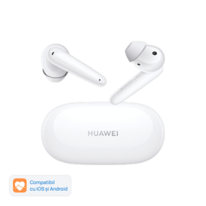 Casti True Wireless Huawei Freebuds SE, Bluetooth 5.2, Microfon Dual, Active Noise Cancellation, IPX4 (Alb) imagine