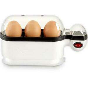 Fierbator de oua Trisa Eggolino 380 W, capacitate 3 oua, 3 niveluri de fierbere, antiaderent, design Slim imagine