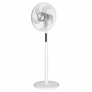 Ventilator Trisa Vario Fan 9354.7010, Reglabil de podea sau de masa, Inaltimea 70-130 cm (Alb) imagine