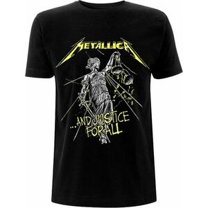 Metallica Tricou And Justice For All Tracks Black XL imagine