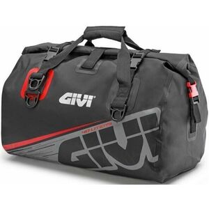 Givi EA115GR Waterproof Cylinder Seat Bag 40L Grey Red Husă imagine
