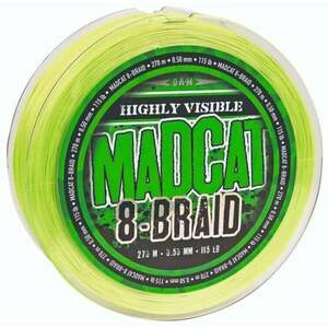 MADCAT 8-Braid Hi Vis Yellow 0, 60 mm 61, 2 kg 270 m Linie împletită imagine