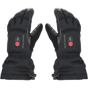 Sealskinz Waterproof Heated Gauntlet Glove Black S Mănuși ciclism imagine