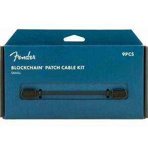 Fender Blockchain Patch Cable Kit SM Negru Oblic - Oblic imagine