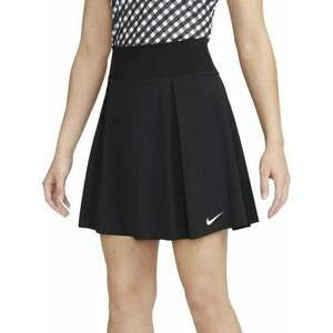 Nike Dri-Fit Advantage Womens Long Golf Skirt Black/White L imagine