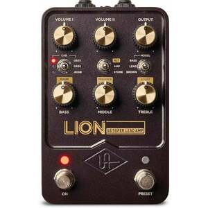 Universal Audio UAFX Lion ‘68 Super Lead Amp Pedal Amplficator pentru chitară imagine