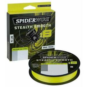 SpiderWire Stealth® Smooth8 x8 PE Braid Hi-Vis Yellow 0, 07 mm 6 kg-13 lbs 150 m Linie împletită imagine