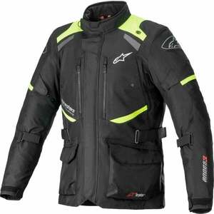 Alpinestars Andes V3 Drystar Jacket Negru/Galben Florescent 3XL Geacă textilă imagine
