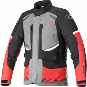 Alpinestars Andes V3 Drystar Jacket Dark Gray/Black/Bright Red 3XL Geacă textilă imagine